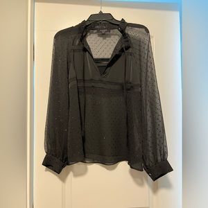All Saints Black top size Medium
